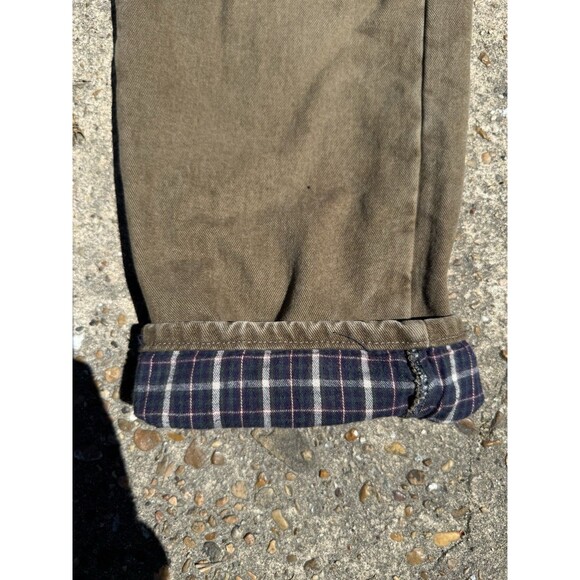 LL Bean Jeans Flannel Lined Men's Size 38x32 100% Cotton Natural Fit High Rise - Picture 3 of 7
